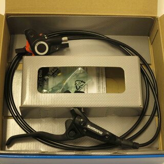 Shimano Bremsen Set komplett, vorne und hinten ohne Scheibe