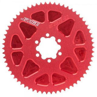 Jitsie Kettenrad 12.5R - 62 Zhne - Alu, rot