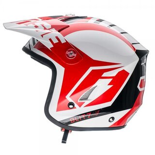 Jitsie Helm HT1 Blitz - White/Red Gr, XL (61-62cm)  SALE...