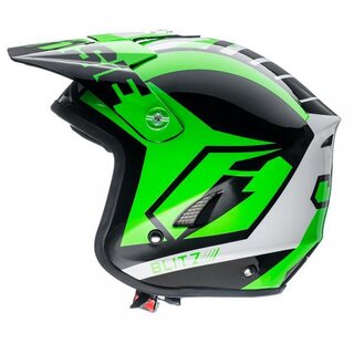 Jitsie Helm HT1 Blitz - Black/Fluo Green Gr. L (59-60cm)...