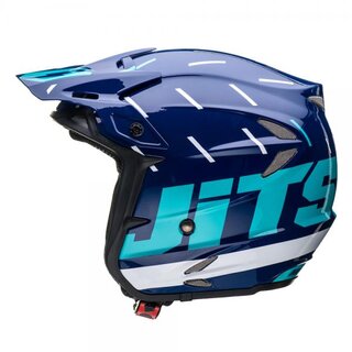 Jitsie Helm HT2 Domino - Navy/Teal/White Gr. XL SALE -50%