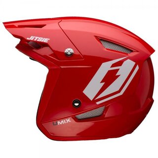 Jitsie Helm HT1 Umix - Red White Gr. S  SALE -50%